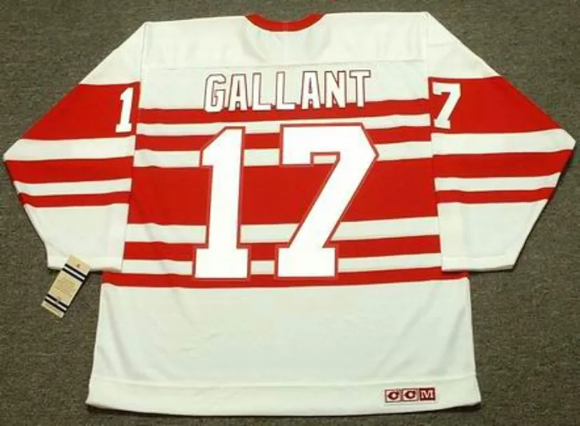 GERARD GALLANT Detroit Red Wings 1992 CCM Vintage Throwback Jersey 