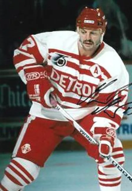 GERARD GALLANT Detroit Red Wings 1992 CCM Vintage Throwback Jersey 