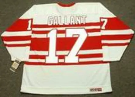 GERARD GALLANT Detroit Red Wings 1992 CCM Vintage Throwback Jersey 