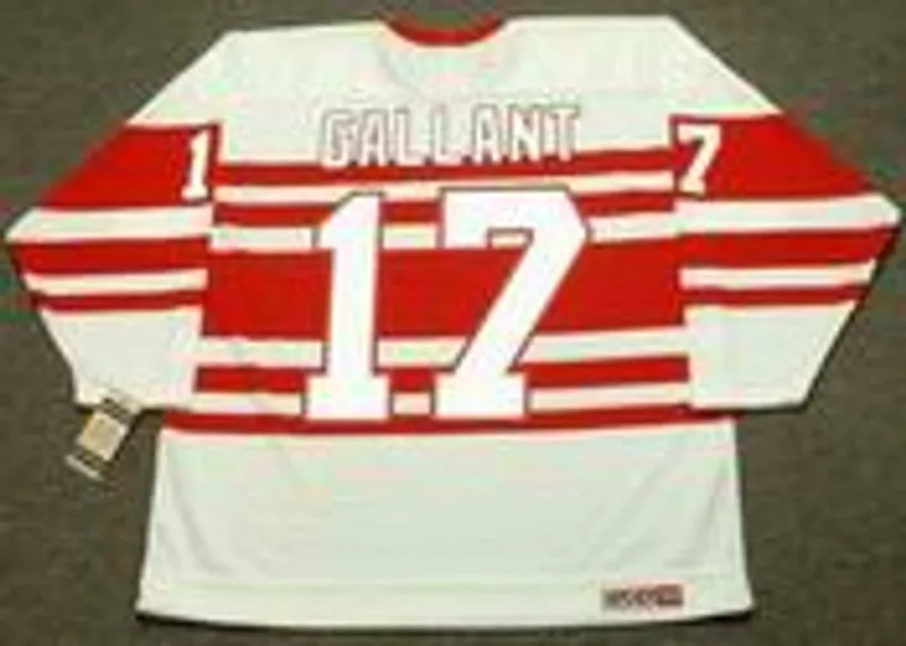 GERARD GALLANT Detroit Red Wings 1992 CCM Vintage Throwback Jersey 