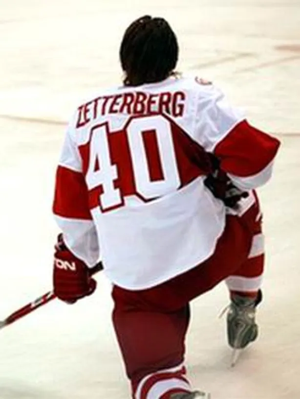 HENRIK ZETTERBERG Detroit Red Wings 1920’s CCM Vintage Throwback Jersey 