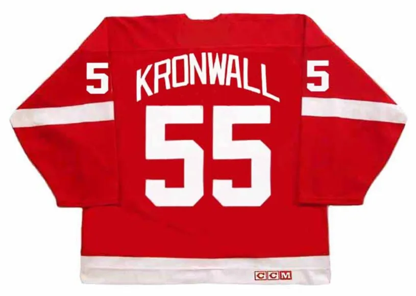 NIKLAS KRONWALL Detroit Red Wings 2006 CCM Vintage NHL Hockey Jersey 