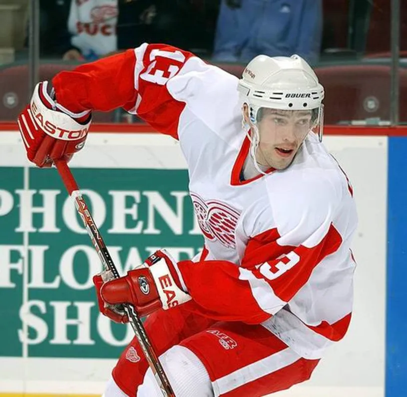 PAVEL DATSYUK Detroit Red Wings 2002 Home CCM Throwback NHL Hockey Jersey 