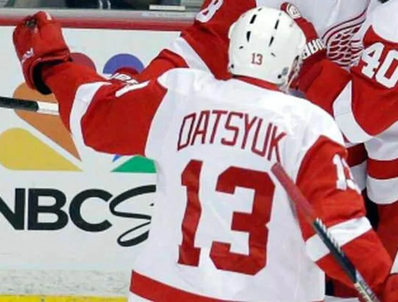 PAVEL DATSYUK Detroit Red Wings 2002 Home CCM Throwback NHL Hockey Jersey 