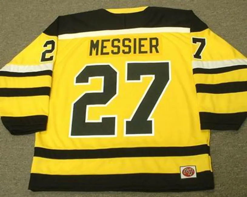 MARK MESSIER Cincinnati Stingers 1978 WHA Throwback Hockey Jersey 