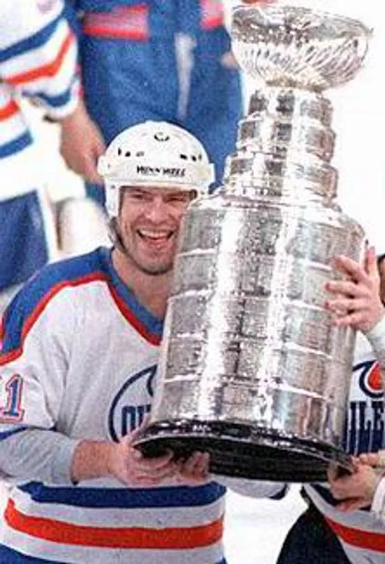 MARK MESSIER Edmonton Oilers 1990 CCM Vintage Throwback Home NHL Jersey 