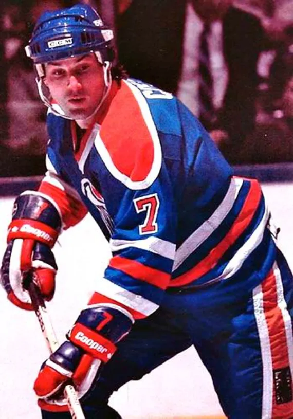 PAUL COFFEY Edmonton Oilers 1987 CCM Vintage Throwback Away NHL Hockey Jersey 