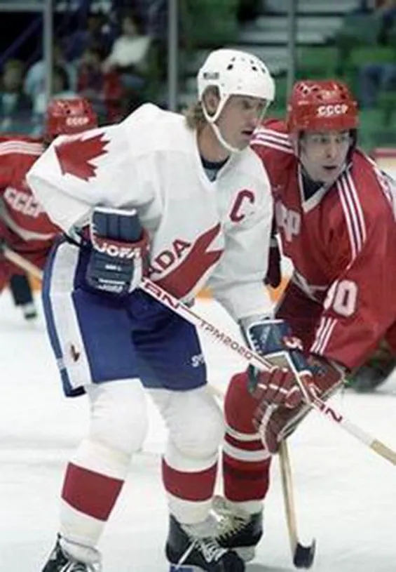 WAYNE GRETZKY 1987 Team Canada Nike Vintage Throwback Hockey Jersey 