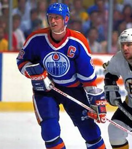 WAYNE GRETZKY Edmonton Oilers 1987 Away CCM NHL Vintage Throwback Jersey 