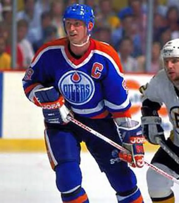 WAYNE GRETZKY Edmonton Oilers 1987 Away CCM NHL Vintage Throwback Jersey 