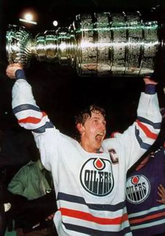 WAYNE GRETZKY Edmonton Oilers 1987 Home CCM NHL Vintage Throwback Jersey 