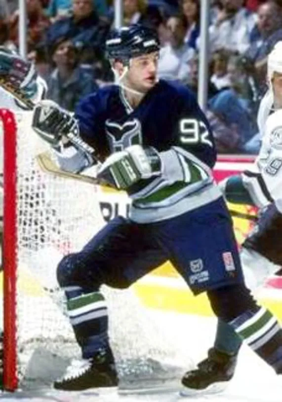 JEFF O’NEILL Hartford Whalers 1995 CCM Vintage Throwback NHL Jersey 