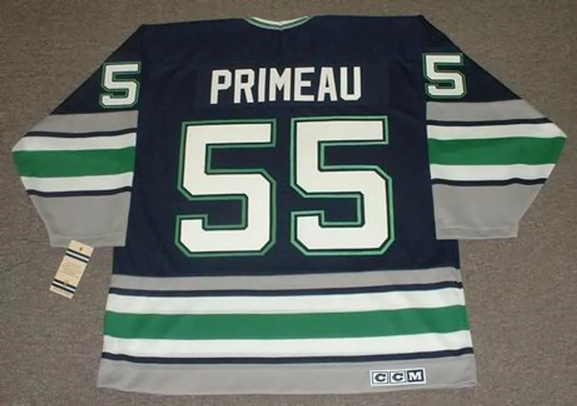 KEITH PRIMEAU Hartford Whalers 1996 Away CCM Vintage Throwback NHL Jersey 