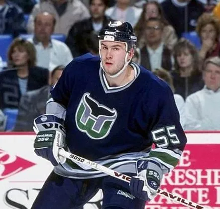 KEITH PRIMEAU Hartford Whalers 1996 Away CCM Vintage Throwback NHL Jersey 