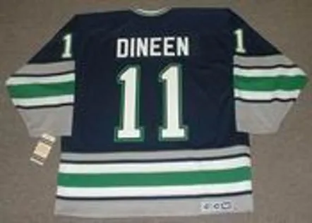 KEVIN DINEEN Hartford Whalers 1996 Away CCM Vintage Throwback NHL Jersey 