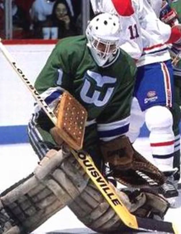 MIKE LIUT Hartford Whalers 1988 CCM Throwback Away NHL Hockey Jersey 