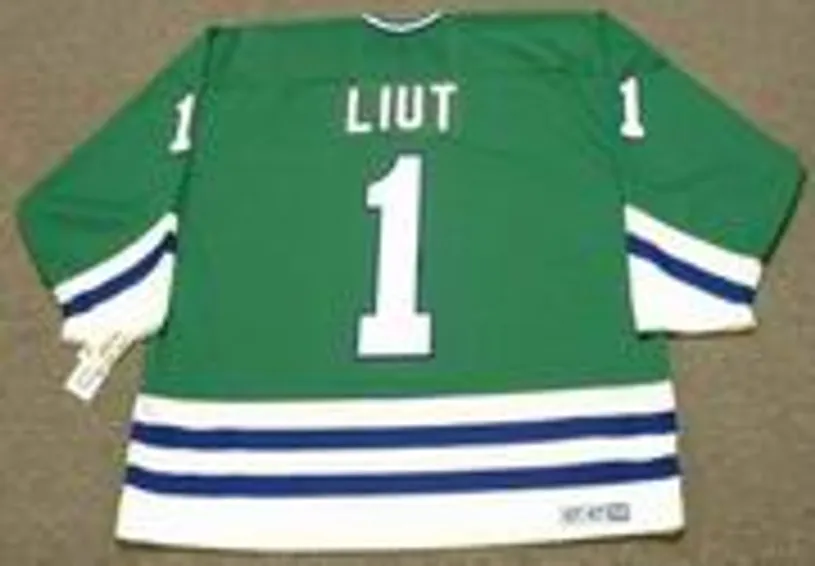 MIKE LIUT Hartford Whalers 1988 CCM Throwback Away NHL Hockey Jersey 