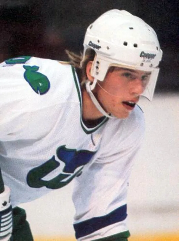 ULF SAMUELSSON Hartford Whalers 1984 Home CCM NHL Vintage Throwback Jersey 