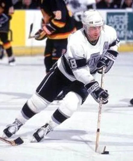 DAVE TAYLOR Los Angeles Kings 1993 Home CCM Throwback NHL Hockey Jersey 