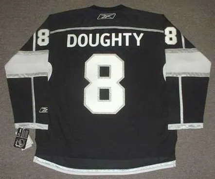 DREW DOUGHTY Los Angeles Kings 2014 REEBOK Throwback NHL Hockey Jersey 
