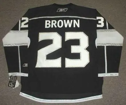 DUSTIN BROWN Los Angeles Kings 2014 REEBOK Throwback NHL Hockey Jersey 