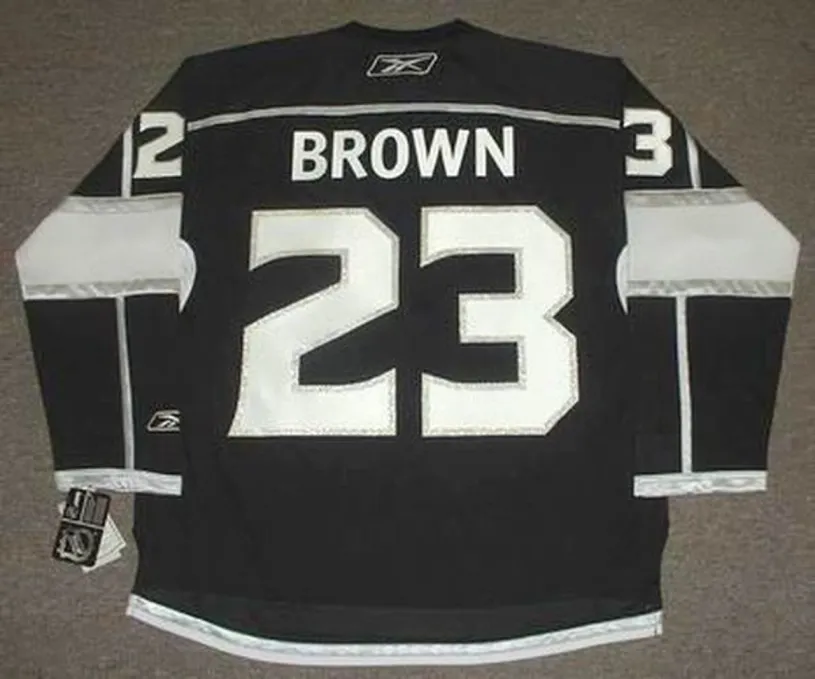 DUSTIN BROWN Los Angeles Kings 2014 REEBOK Throwback NHL Hockey Jersey 