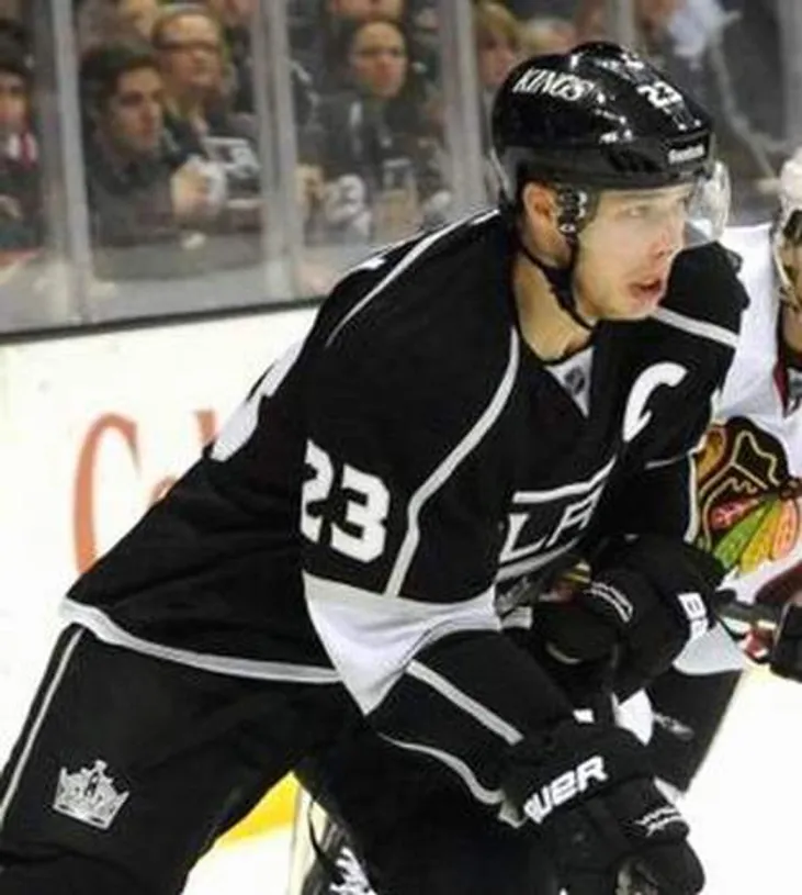 DUSTIN BROWN Los Angeles Kings 2014 REEBOK Throwback NHL Hockey Jersey 