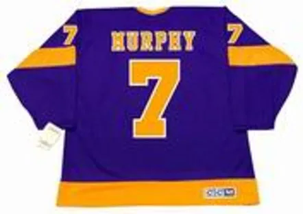 MIKE MURPHY Los Angeles Kings 1977 CCM Vintage Away NHL Hockey Jersey 