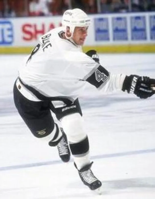 ROB BLAKE Los Angeles Kings 1993 Home CCM Throwback NHL Hockey Jersey 