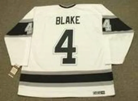 ROB BLAKE Los Angeles Kings 1993 Home CCM Throwback NHL Hockey Jersey 