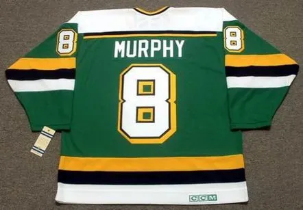 LARRY MURPHY Minnesota North Stars 1989 CCM Vintage Throwback NHL Jersey 