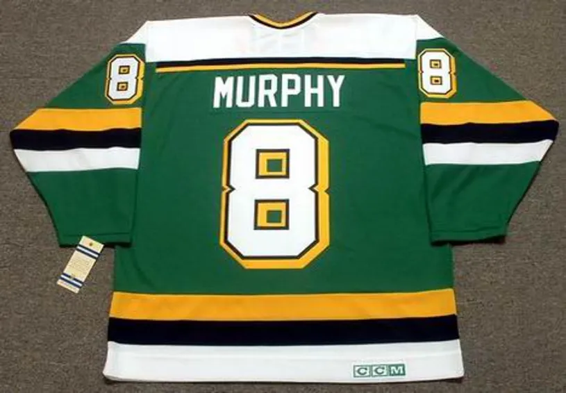 LARRY MURPHY Minnesota North Stars 1989 CCM Vintage Throwback NHL Jersey 