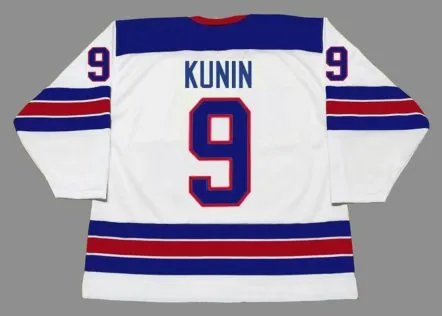 LUKE KUNIN 2016 USA Nike Throwback Hockey Jersey 