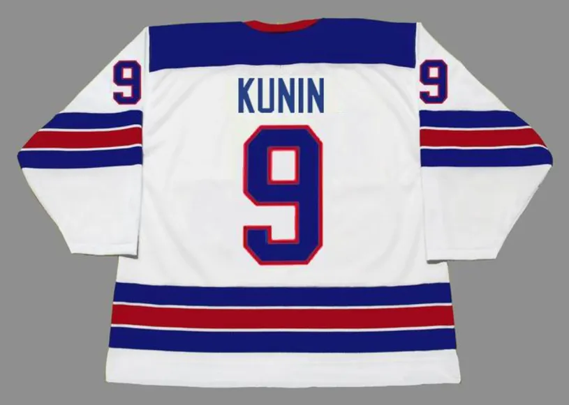LUKE KUNIN 2016 USA Nike Throwback Hockey Jersey 