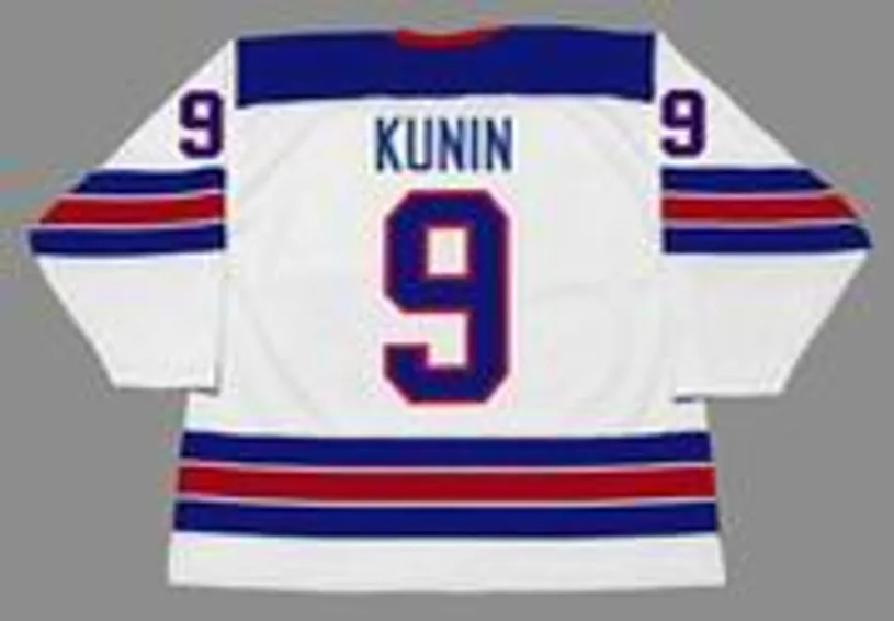LUKE KUNIN 2016 USA Nike Throwback Hockey Jersey 