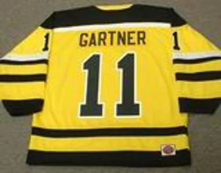 MIKE GARTNER Cincinnati Stingers 1978 WHA Throwback Hockey Jersey 