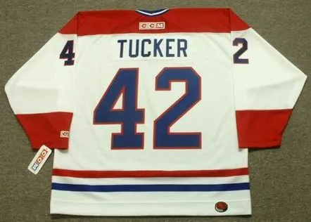 DARCY TUCKER Montreal Canadiens 1996 CCM Throwback Home NHL Jersey 