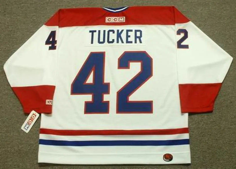 DARCY TUCKER Montreal Canadiens 1996 CCM Throwback Home NHL Jersey 