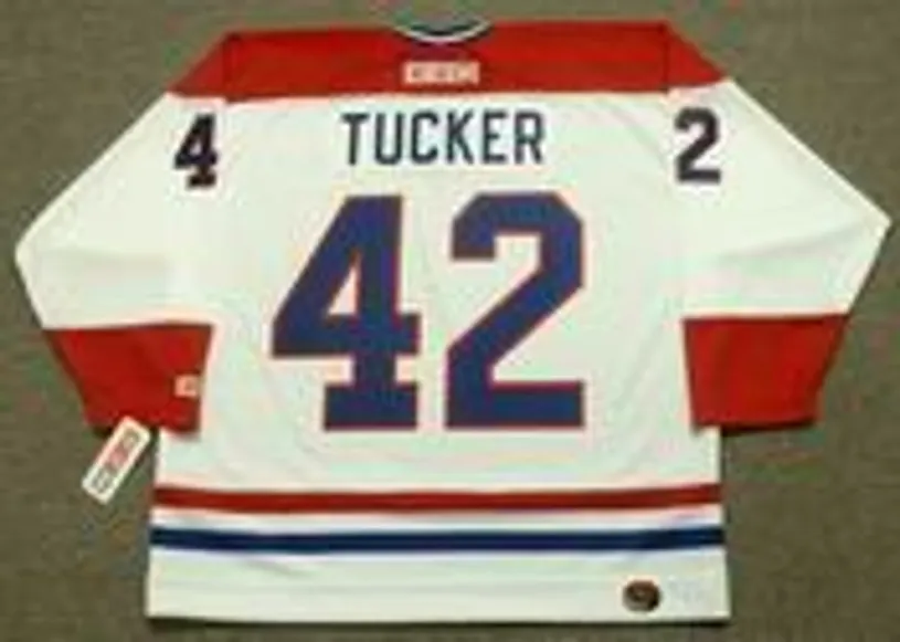 DARCY TUCKER Montreal Canadiens 1996 CCM Throwback Home NHL Jersey 