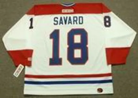 DENIS SAVARD Montreal Canadiens 1993 Home CCM Throwback NHL Hockey Jersey 