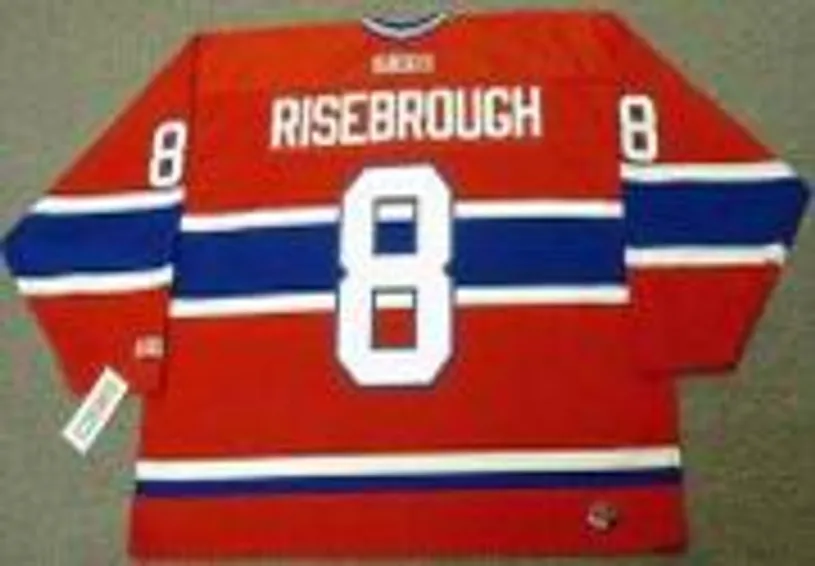 DOUG RISEBROUGH Montreal Canadiens 1979 CCM Throwback Away NHL Hockey Jersey 