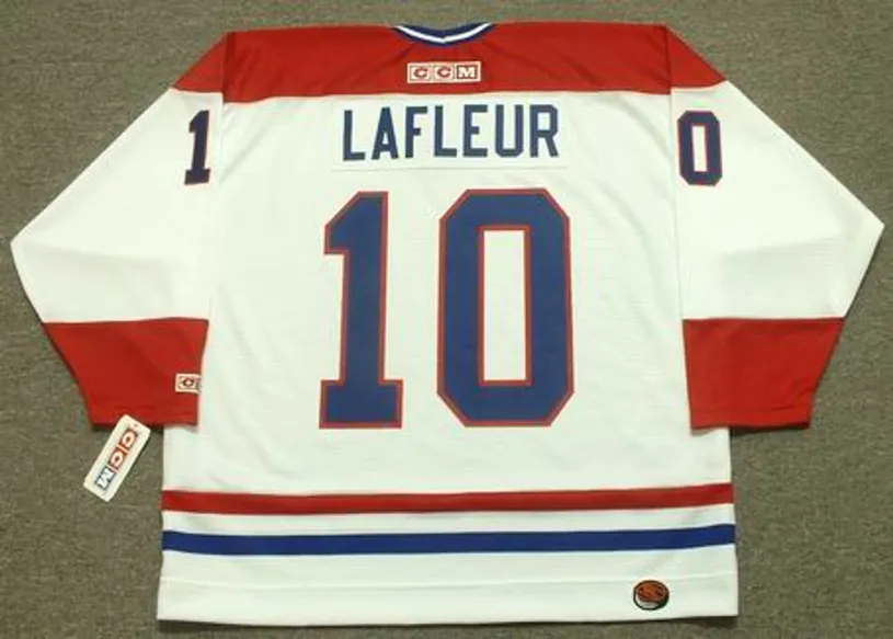 GUY LAFLEUR Montreal Canadiens 1983 CCM Throwback Home NHL Jersey 