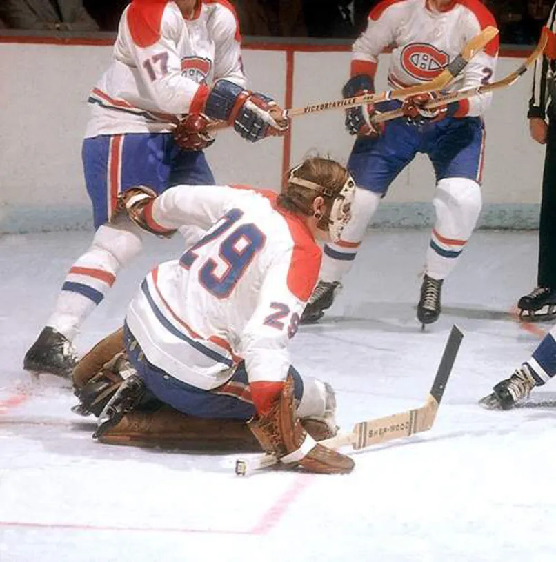 KEN DRYDEN Montreal Canadiens 1971 CCM Throwback NHL Hockey Jersey 