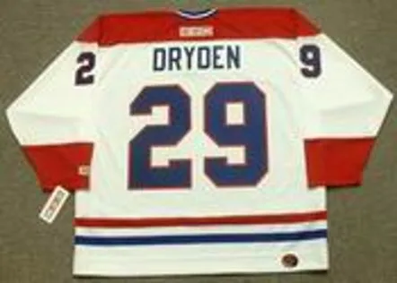 KEN DRYDEN Montreal Canadiens 1978 CCM Throwback Home NHL Jersey 