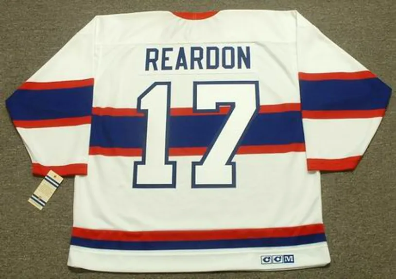 KEN REARDON Montreal Canadiens 1946 CCM Vintage Throwback NHL Jersey 