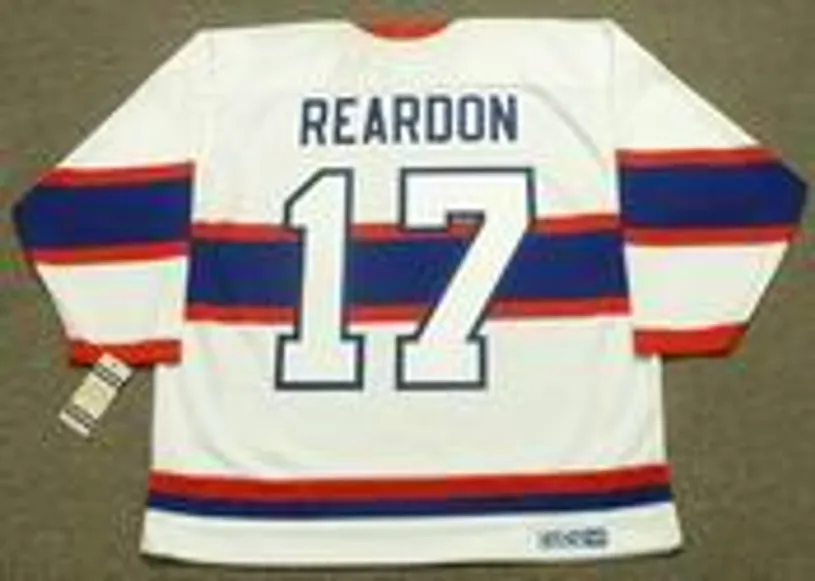 KEN REARDON Montreal Canadiens 1946 CCM Vintage Throwback NHL Jersey 