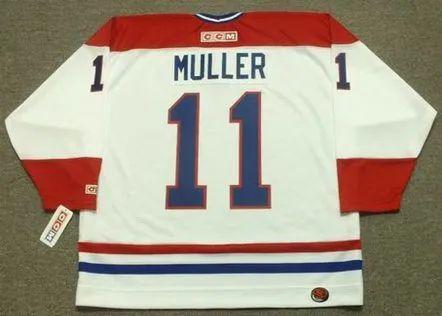 KIRK MULLER Montreal Canadiens 1994 Home CCM Throwback NHL Hockey Jersey 