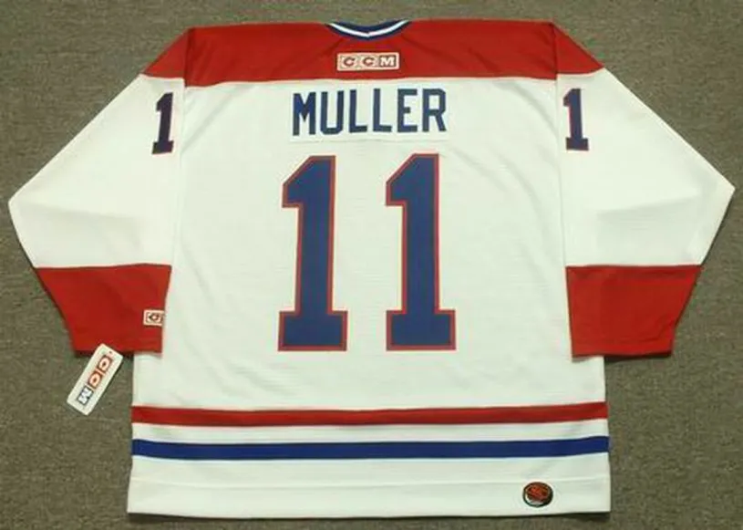 KIRK MULLER Montreal Canadiens 1994 Home CCM Throwback NHL Hockey Jersey 
