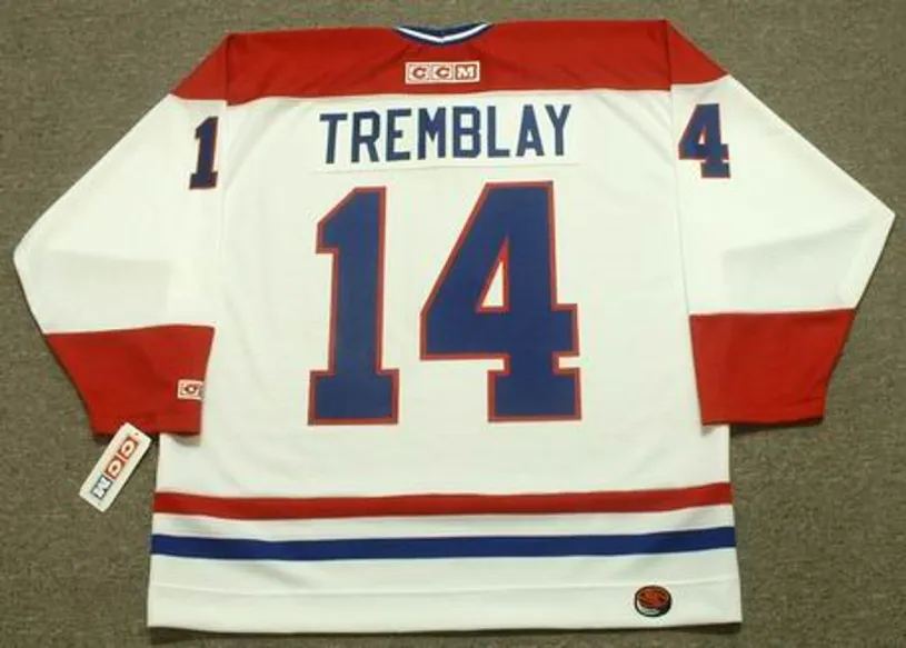 MARIO TREMBLAY Montreal Canadiens 1978 CCM Throwback Home NHL Jersey 