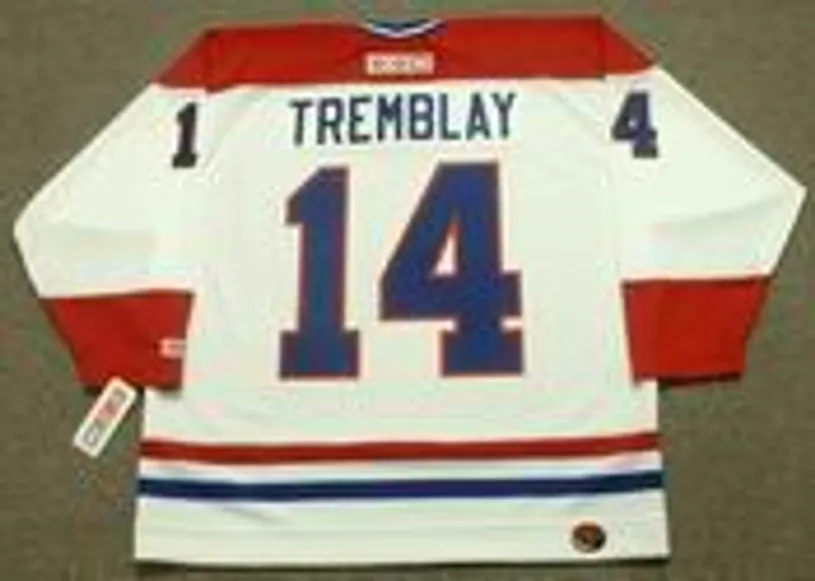 MARIO TREMBLAY Montreal Canadiens 1978 CCM Throwback Home NHL Jersey 